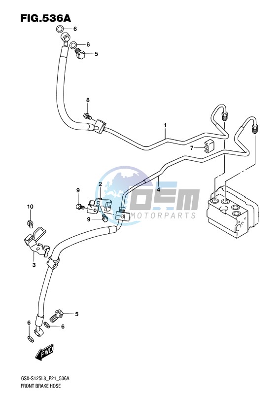 FRONT BRAKE HOSE