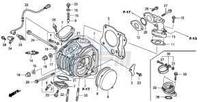 ANF125T drawing CYLINDER HEAD