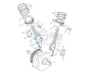 MT-01S 1700 drawing CRANKSHAFT AND PISTON