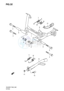 AN400 ABS BURGMAN EU-UK drawing STAND