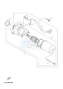 NS50 NS50F NITRO 4T (1GB6 1GB6) drawing STARTING MOTOR