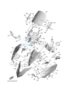 XP530D XP530D-A TMAX DX ABS (BC33) drawing WINDSHIELD