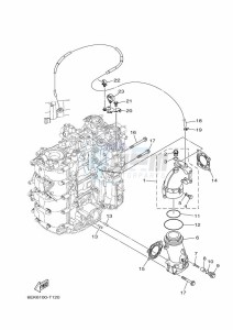 F115BET drawing EXHAUST