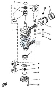 E60HM drawing CRANKSHAFT--PISTON