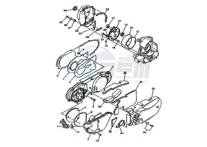 YP E MAJESTY 125 drawing CRANKCASE COVER