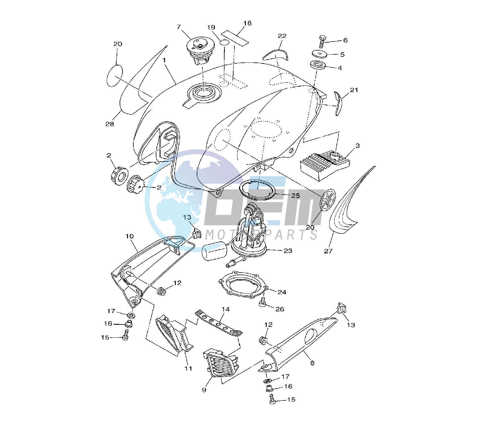 FUEL TANK 3D92