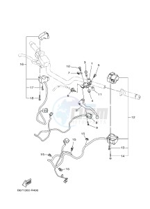 MTN1000 MT-10 MT-10 (B677) drawing HANDLE SWITCH & LEVER