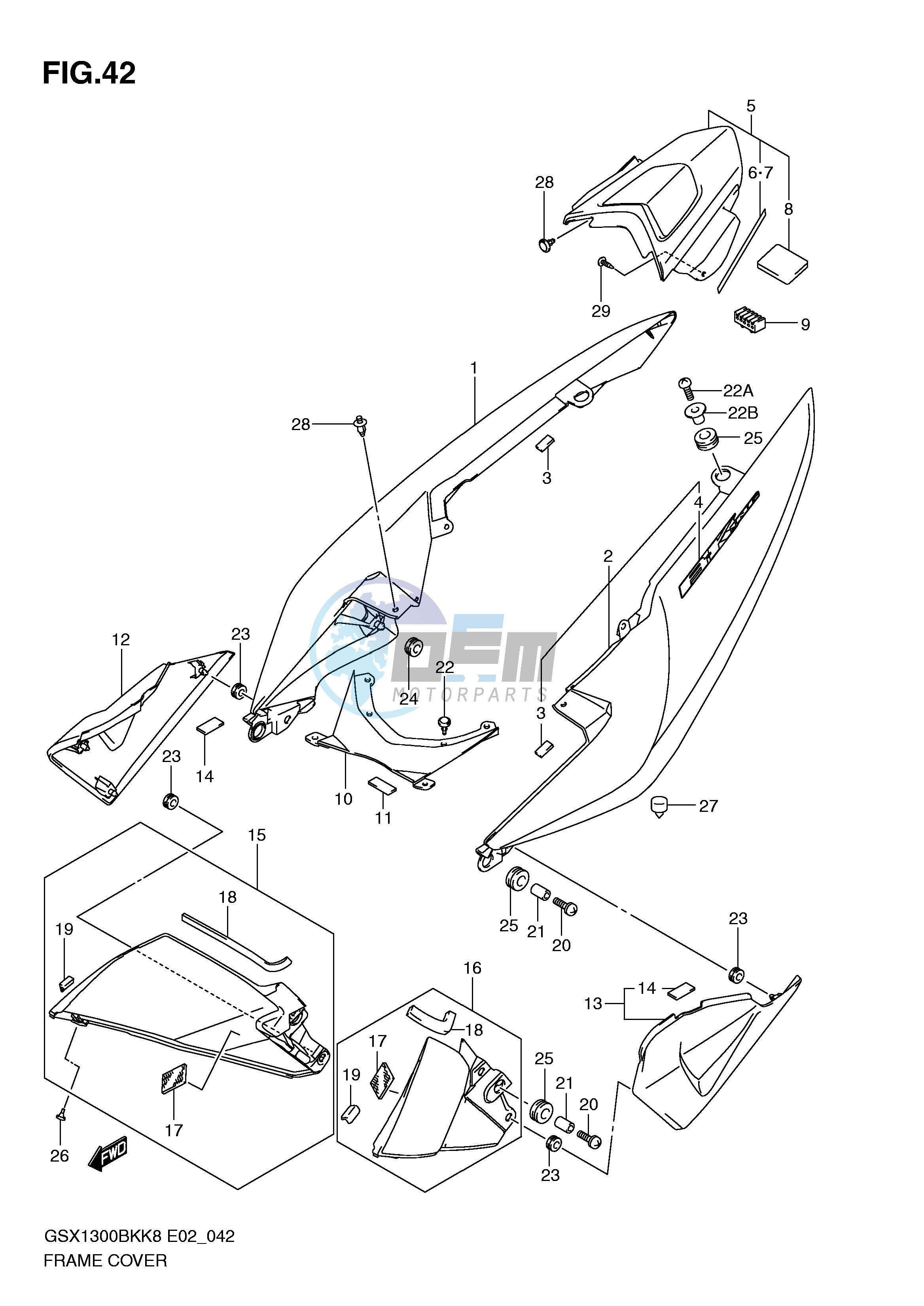 FRAME COVER (MODEL K8 K9)