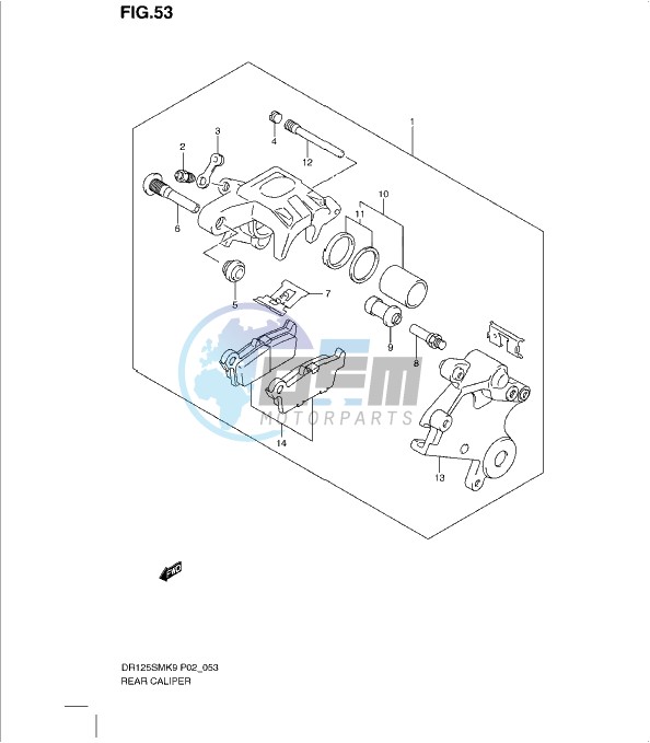 REAR CALIPER