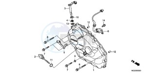 NC700XAC drawing RIGHT CRANKCASE COVER (NC700X/ XA)