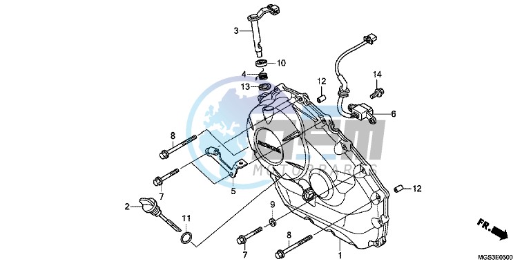 RIGHT CRANKCASE COVER (NC700X/ XA)