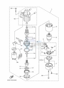 LF250UCA drawing STARTER-MOTOR