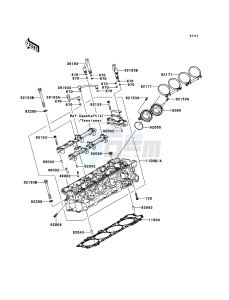 1400GTR ZG1400A8F FR GB XX (EU ME A(FRICA) drawing Cylinder Head