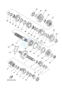 MTT690-U MT-07 TRACER TRACER 700 (BC62 BC62 BC62 BC62 BC62) drawing TRANSMISSION