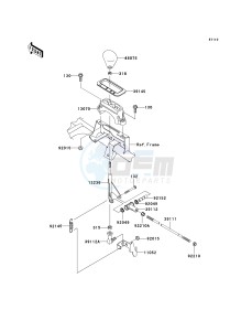 KVF 650 E [BRUTE FORCE 650 4X4 HARDWOODS GREEN HD] (E6F-E9F) E6F drawing CONTROL