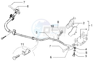 DNA GP EXPERIENCE 50 drawing Rear brake piping-rear brake caliper