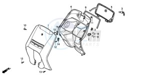 NH90 drawing FRONT COVER/INNER BOX