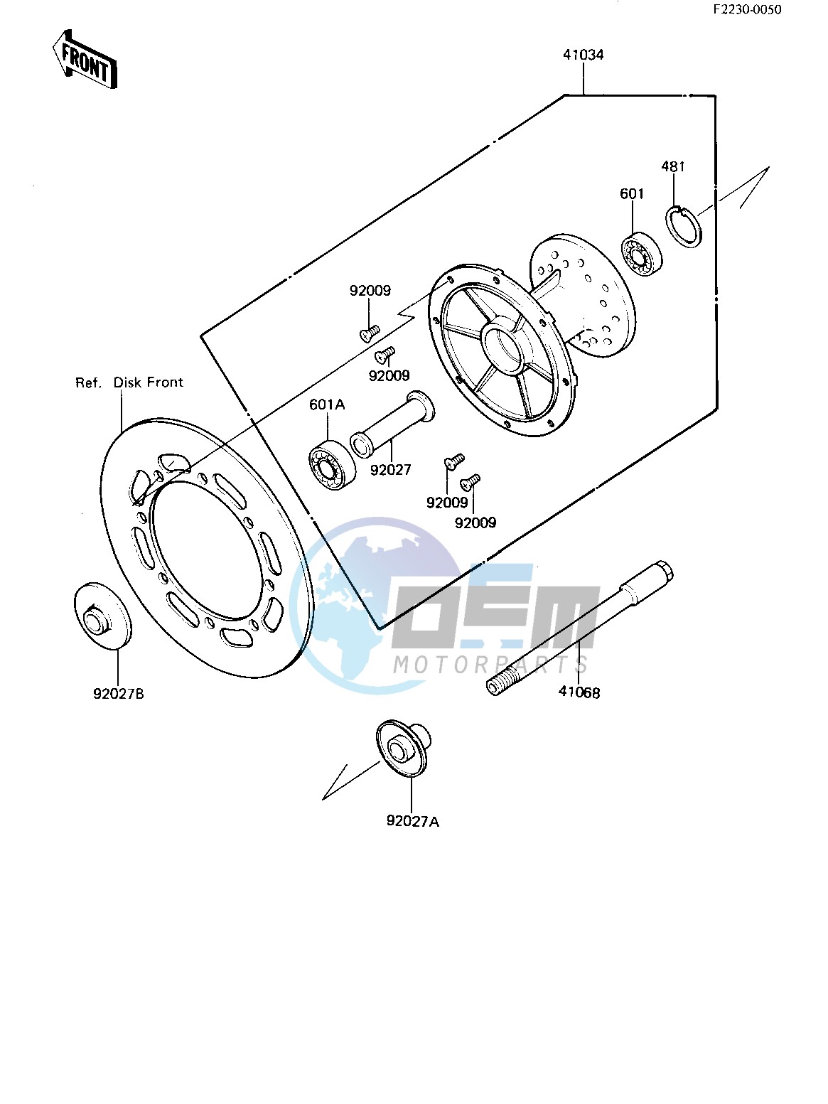 FRONT HUB