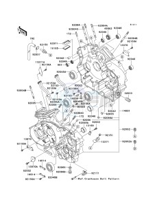 VN 1600 B [VULCAN 1600 MEAN STREAK] (B6F-B8FA) B7FA drawing CRANKCASE