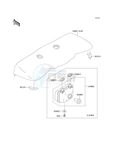 KVF 360 B [PRAIRIE 360] (B6F-B9F) B8F drawing HEADLIGHT-- S- -