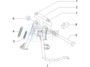 Liberty 125 4t Sport e3 drawing Stand