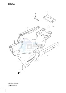 GZ125 Marauder drawing FRAME COVER K8