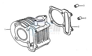 Quasar 180 drawing Cylinder