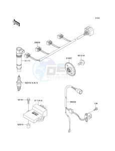 ZX 900 E [NINJA ZX-9R] (E1-E2) [NINJA ZX-9R] drawing IGNITION SYSTEM