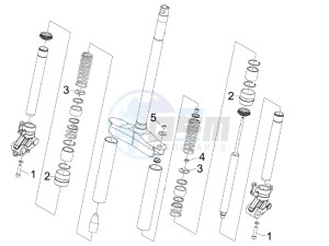 Runner 50 Pure Jet SC drawing Fork components (Wuxi Top)