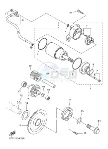 XVS1300CU XVS1300 CUSTOM XVS1300 CUSTOM (2SSA) drawing STARTER