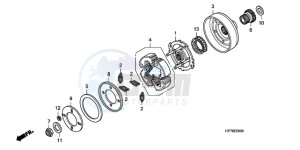 TRX420FPA9 Australia - (U) drawing STARTING CLUTCH