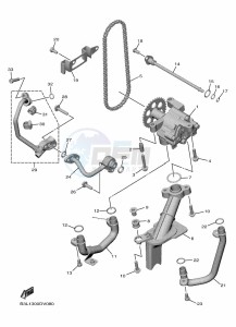 YZF1000 YZF-R1 (B3LG) drawing OIL PUMP