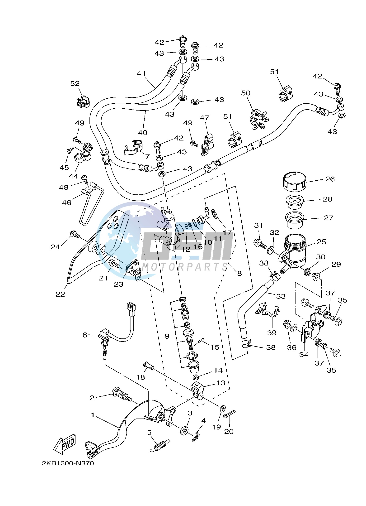 REAR MASTER CYLINDER