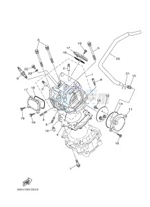 YXR700F YXR7FB RHINO 700 (1RB2 1RB3 1RB4 1RB5) drawing CYLINDER HEAD