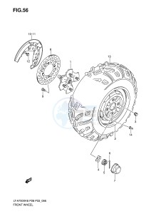 LT-A700X (P28-P33) drawing FRONT WHEEL