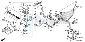 TRX420FA2F TRX420 Europe Direct - (ED) drawing FRONT BRAKE MASTER CYLINDER