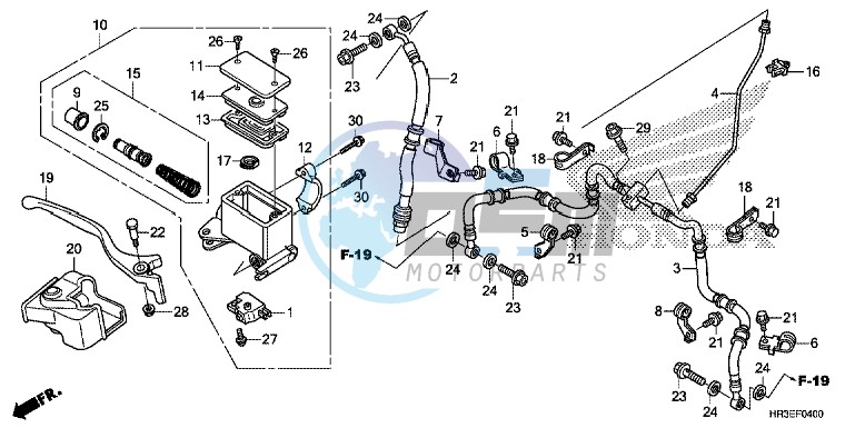 FRONT BRAKE MASTER CYLINDER