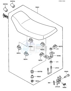 KLF 185 A [BAYOU 185] (A1-A1A) [BAYOU 185] drawing SEAT