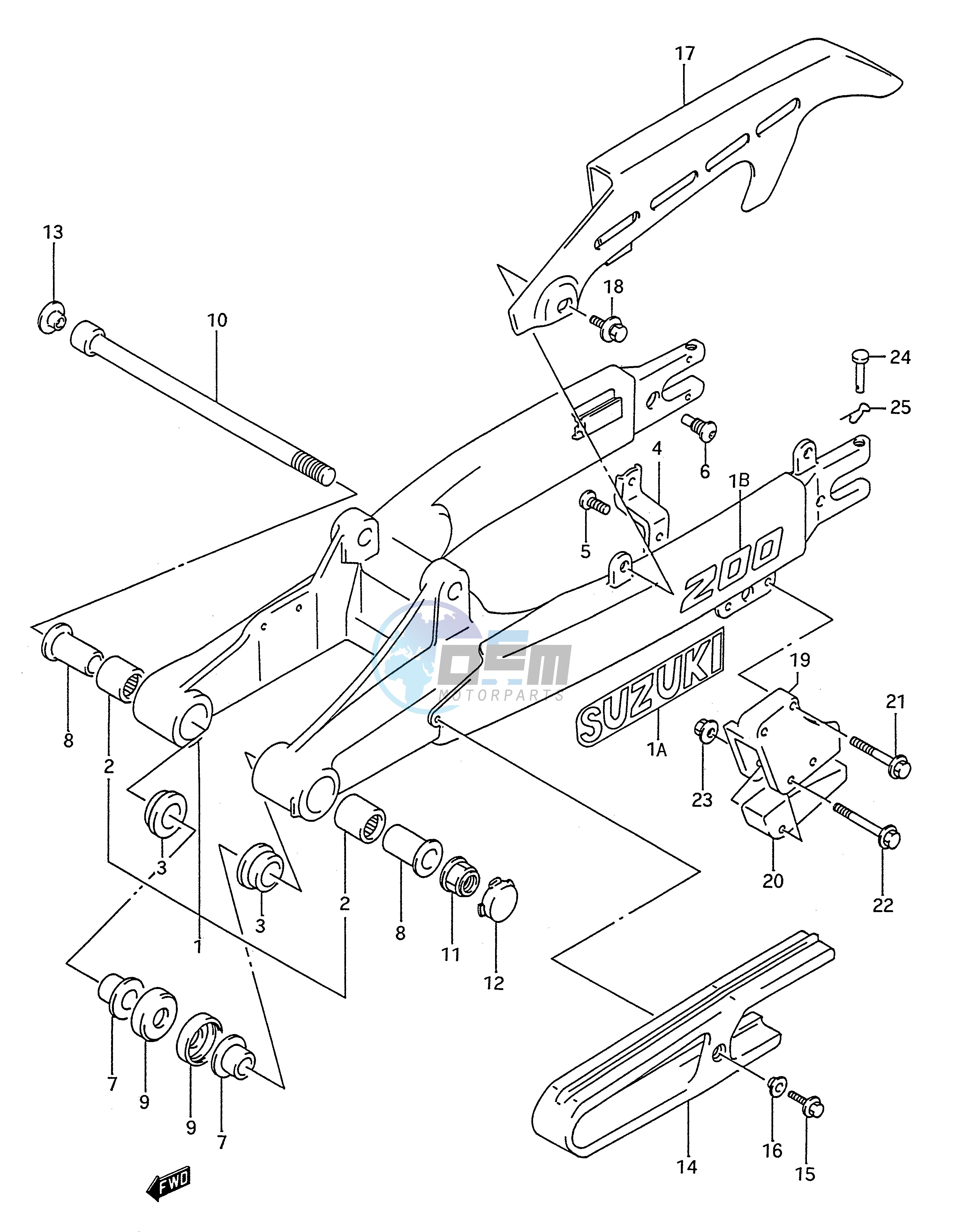 REAR SWINGING ARM