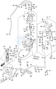 DF 350A drawing Fuel Pump/Fuel Vapor Separator