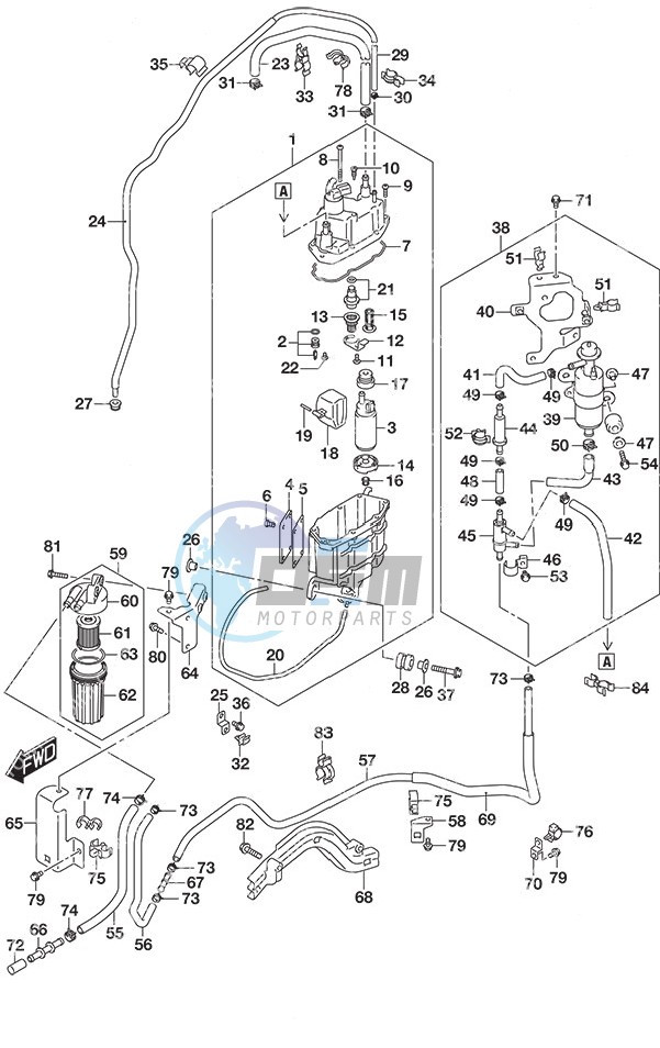 Fuel Pump/Fuel Vapor Separator