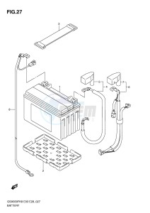 GSX650F (E3-E28) Katana drawing BATTERY