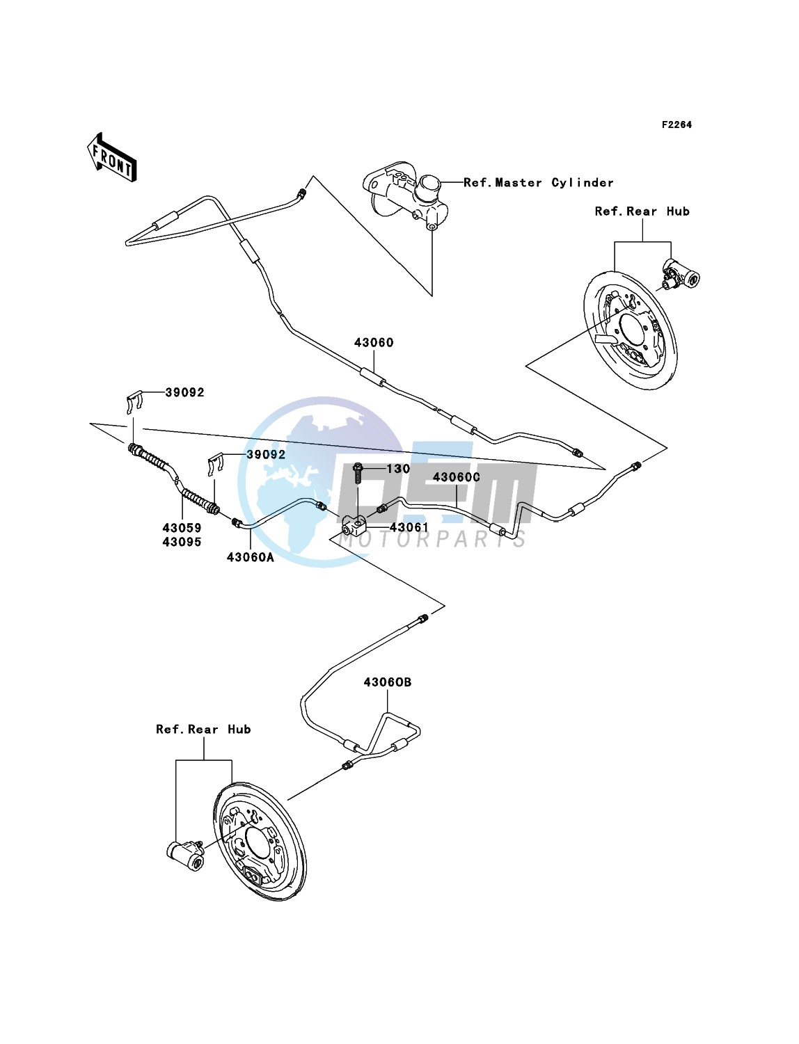 Rear Brake Piping