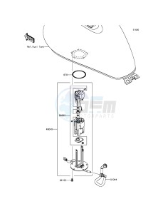 VULCAN 900 CLASSIC VN900BFFA GB XX (EU ME A(FRICA) drawing Fuel Pump