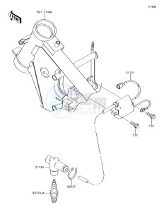 KX65 KX65AGF EU drawing Ignition System