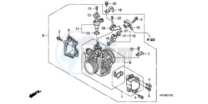 TRX420FPAA Australia - (U / PS) drawing THROTTLE BODY