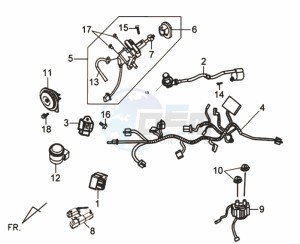 ORBIT II 50 drawing WIRING HARNASS