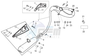 SX 50 (EMEA) drawing Exhaust unit