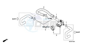 GL18009 France - (F / CMF) drawing AIR INJECTION VALVE