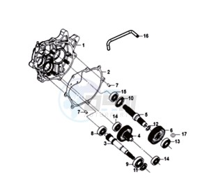 SYMPHONY ST 200i (L8) EU drawing DRIVESHAFTS